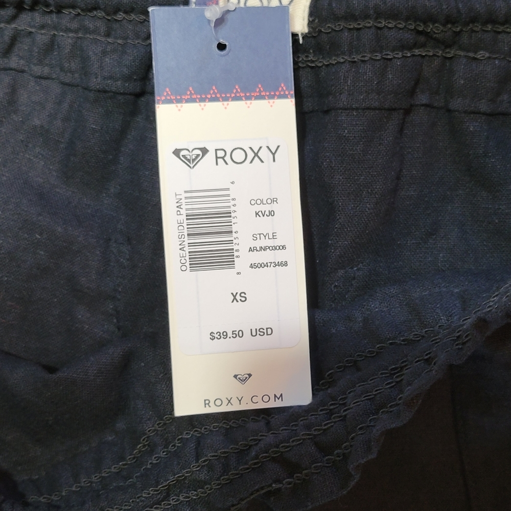 *not 4 sale* ROXY Oceanside Wide Leg Black Beach Pant - Picture 3 of 11